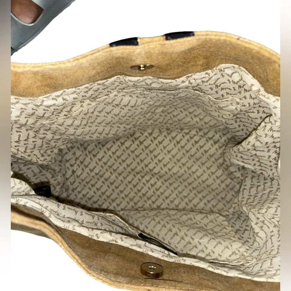 Mona B Wild Streak Canvas Tote